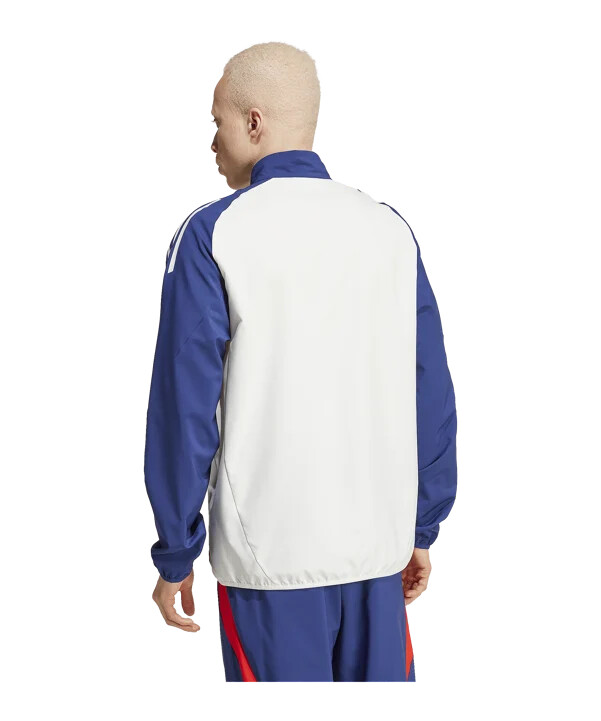 adidas olympique lyon prematch jakna 20242025 bijela