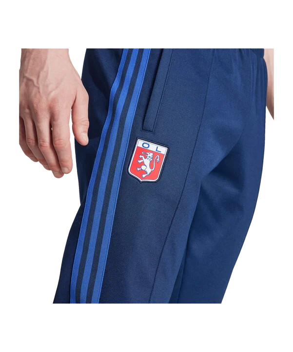 adidas olympique lyon 75 hlače za trening plave