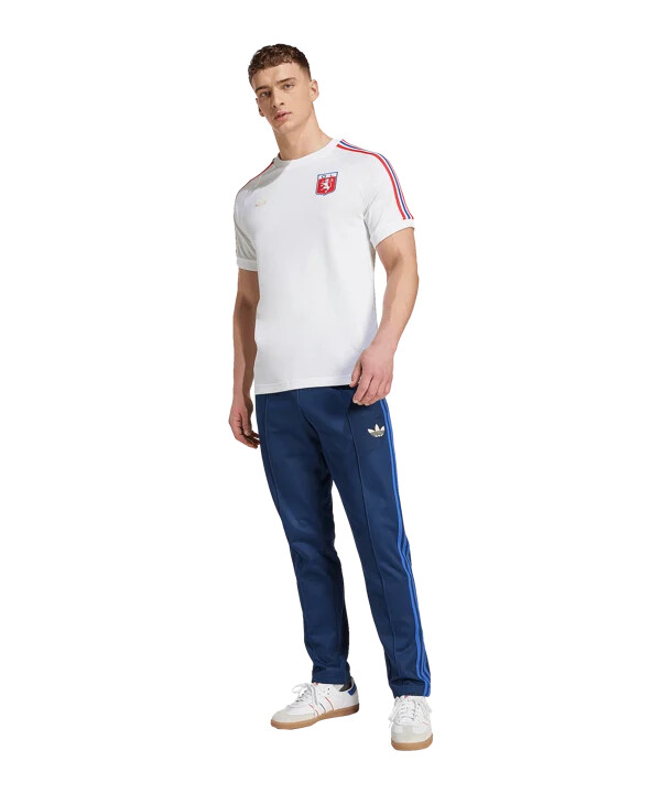 bijela majica kratkih rukava adidas olympique lyon 75