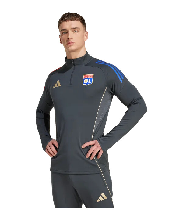 adidas olympique lyon natjecateljska majica siva