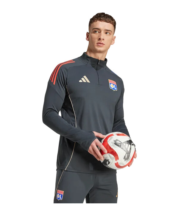 adidas olympique lyon natjecateljska majica siva