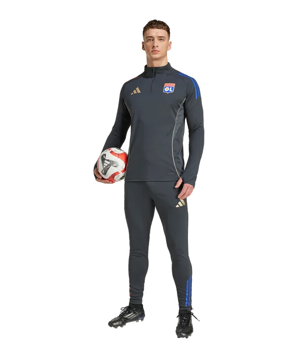 adidas olympique lyon natjecateljska majica siva