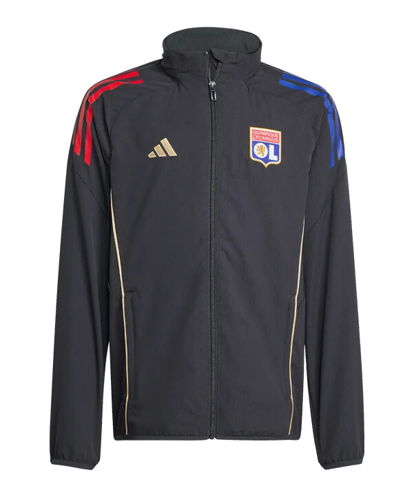adidas olympique lyon presentation jakna dječja siva