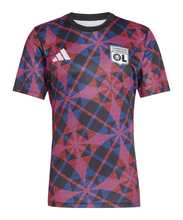 adidas olympique lyon prematch t-shirt 20252026 crna