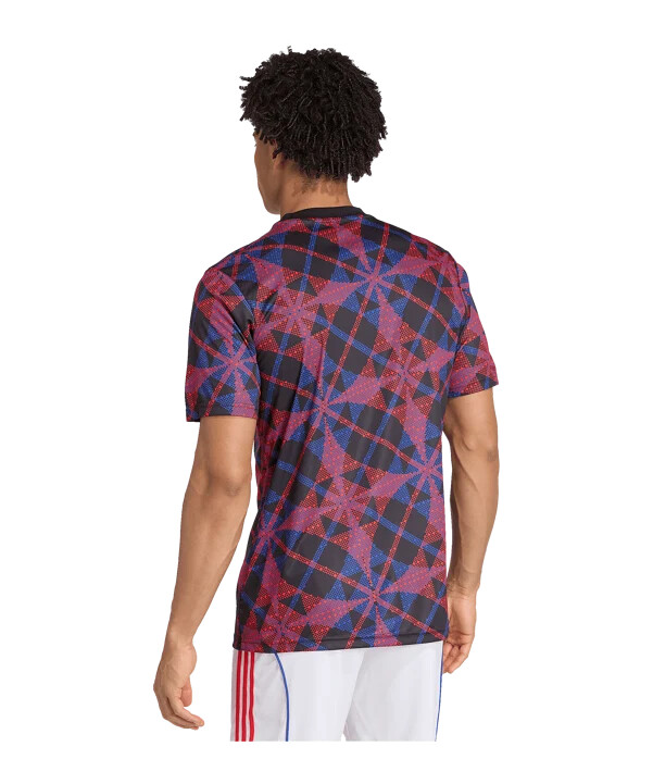 adidas olympique lyon prematch t-shirt 20252026 crna