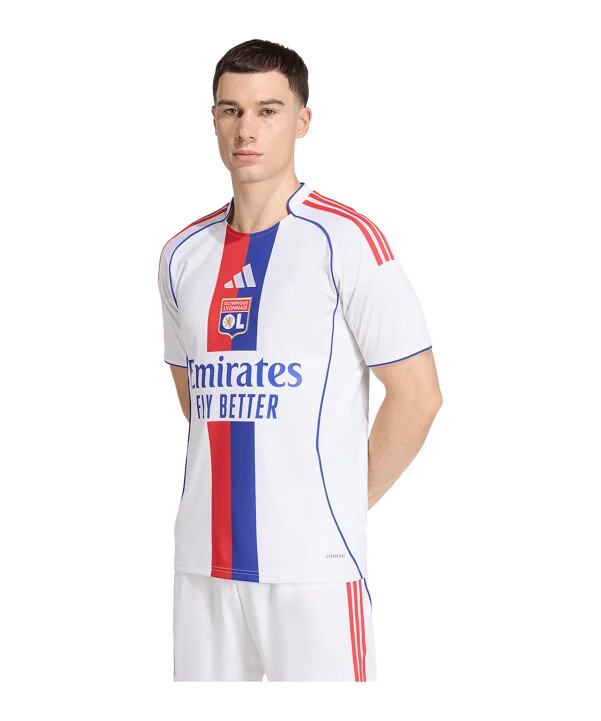 adidas olympique lyon domaći dres 20252026 bijeli