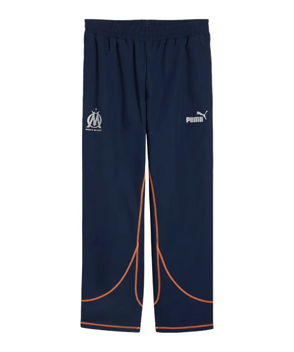 puma olympique marseille ftblstatement hlače za trening plave f24