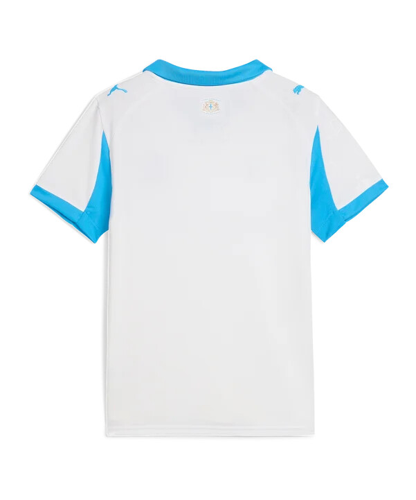 puma olympique marseille replika jersey home kids white f01