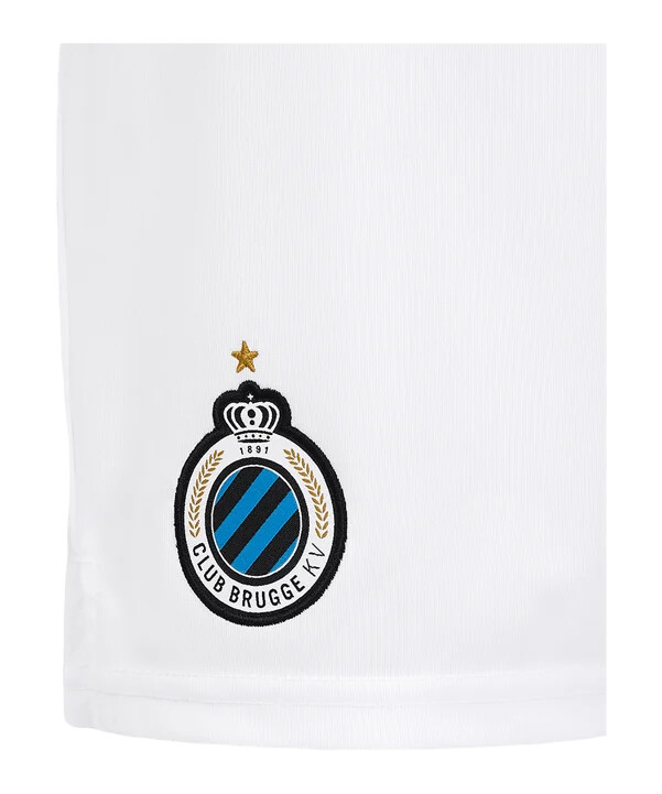 castore fc brugge kratki gostujući dres 2024.2025. za djecu bijeli f001