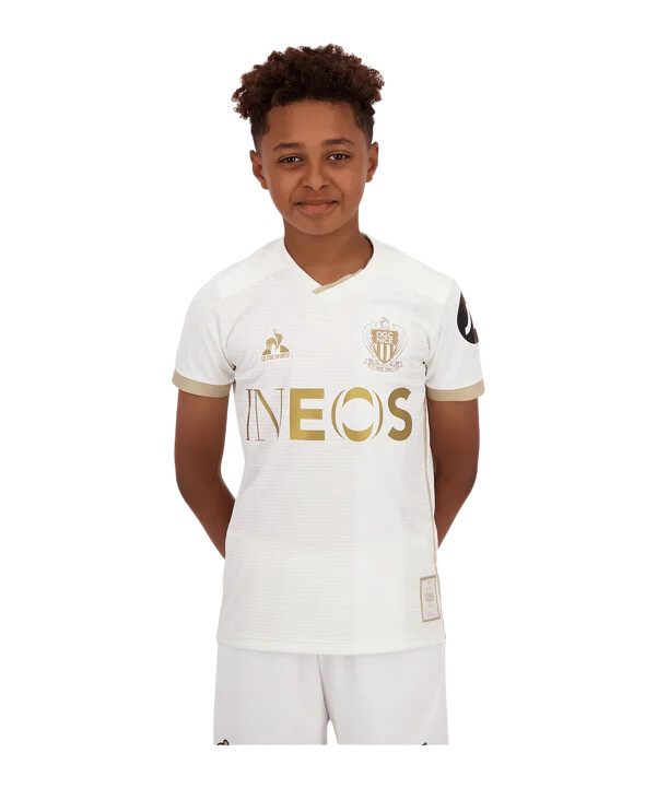 le coq sportif ogc nice dres za goste 20242025 bijeli