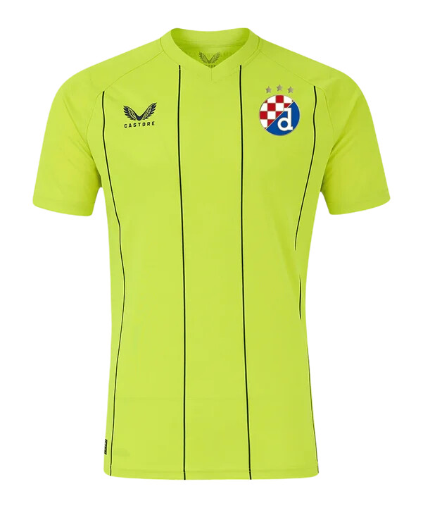 castore dinama zagreb dres za goste 2024.2025. žuti f100
