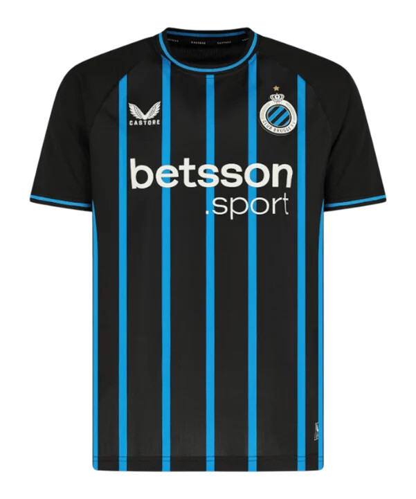 castore fc bruges prezentacijska majica kratkih rukava plava f030