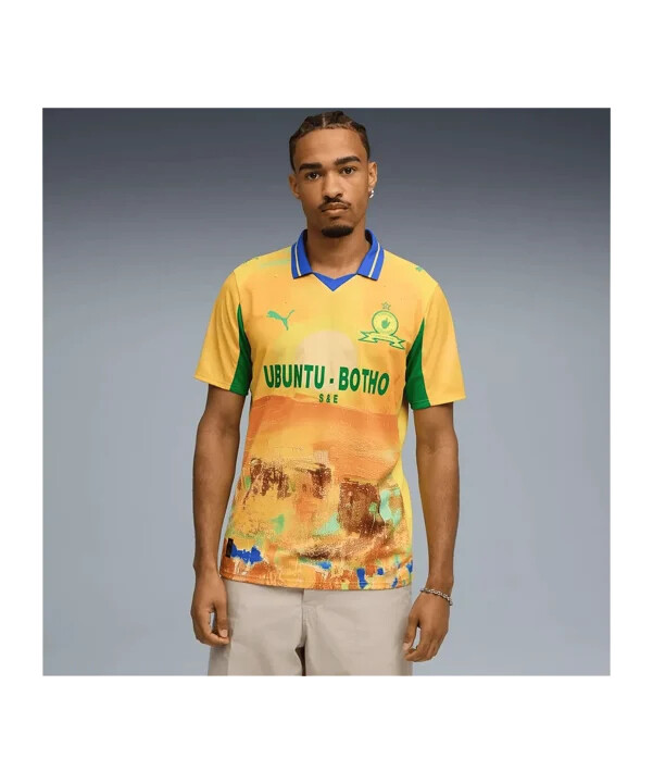 puma mamelodi sundown djeČji super dres 20252026 Žuti f22