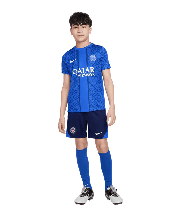 nike paris saint-germain strike kratke hlače za djecu plave f410