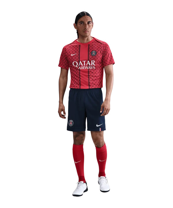 nike paris saint-germain kratke hlače za dom 20252026 plave f410