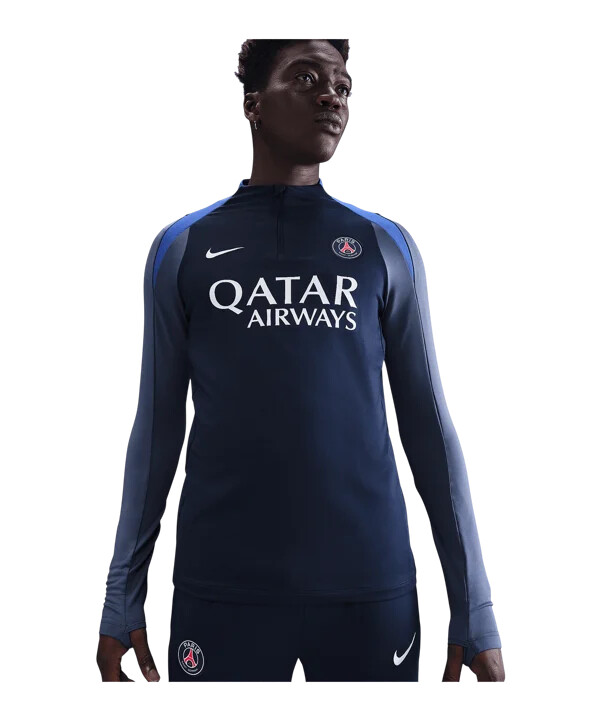nike paris saint-germain strike majica s kapuljačom plava f411
