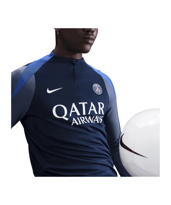 nike paris saint-germain strike majica s kapuljačom plava f411