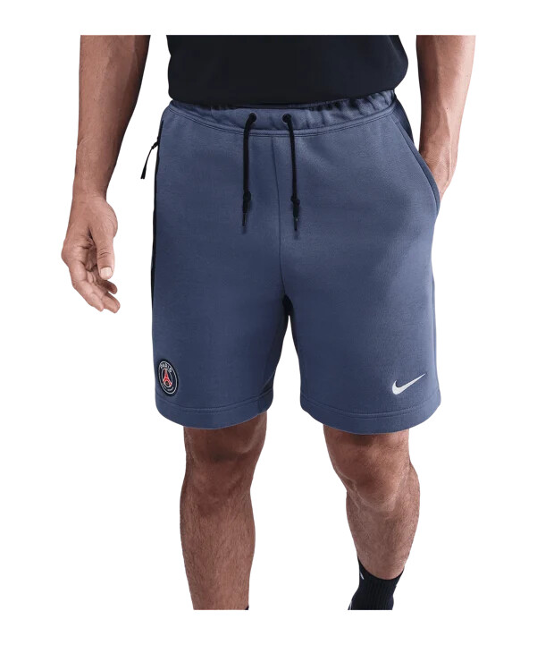 nike paris saint-germain tech fleece kratke hlače plave f491