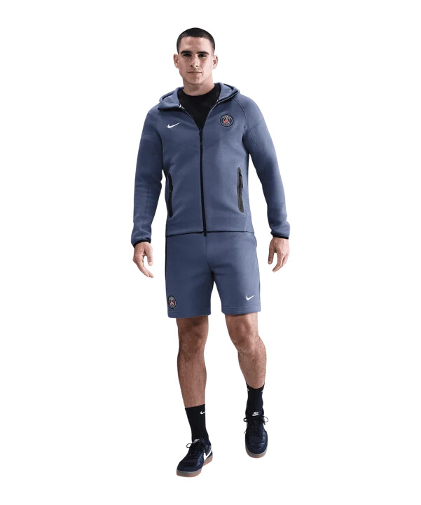 nike paris saint-germain tech fleece kratke hlače plave f491