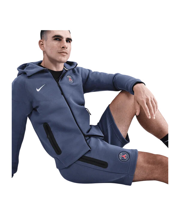 nike paris saint-germain tech fleece kratke hlače plave f491