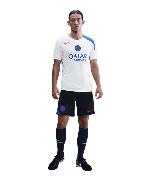 nike paris saint-germain strike majica za trening bijela f101