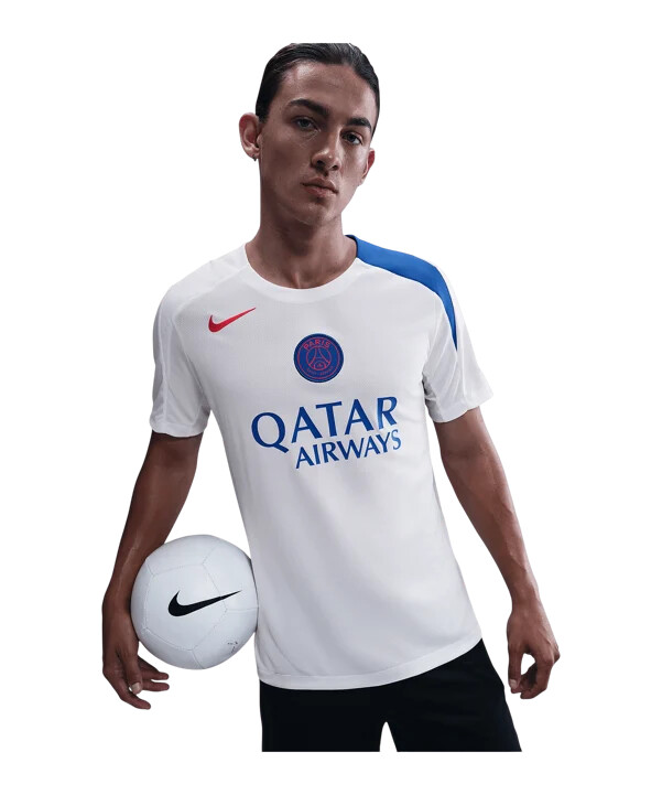 nike paris saint-germain strike majica za trening bijela f101