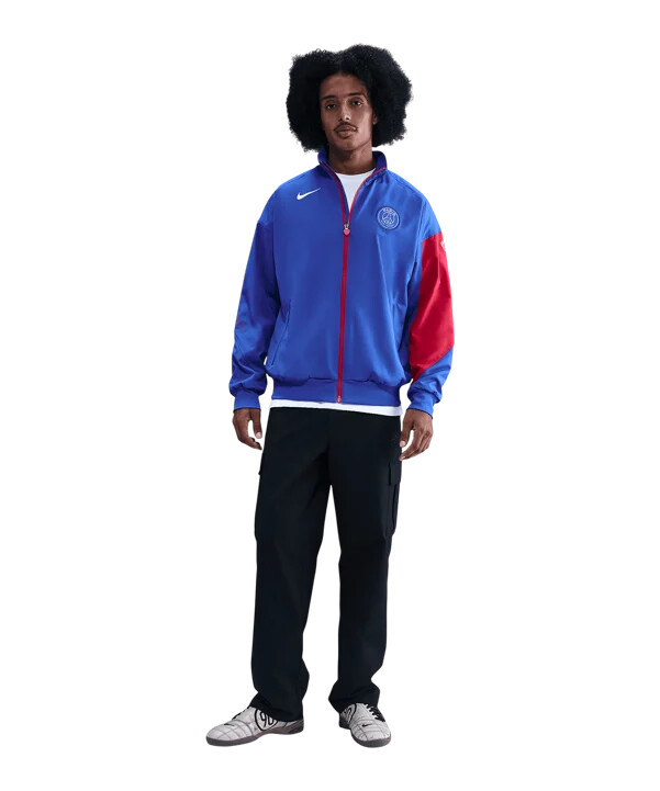 nike paris saint-germain prezentacijska jakna plava f405