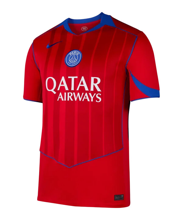 nike paris saint-germain dres 3. red 20252026 crveni f680