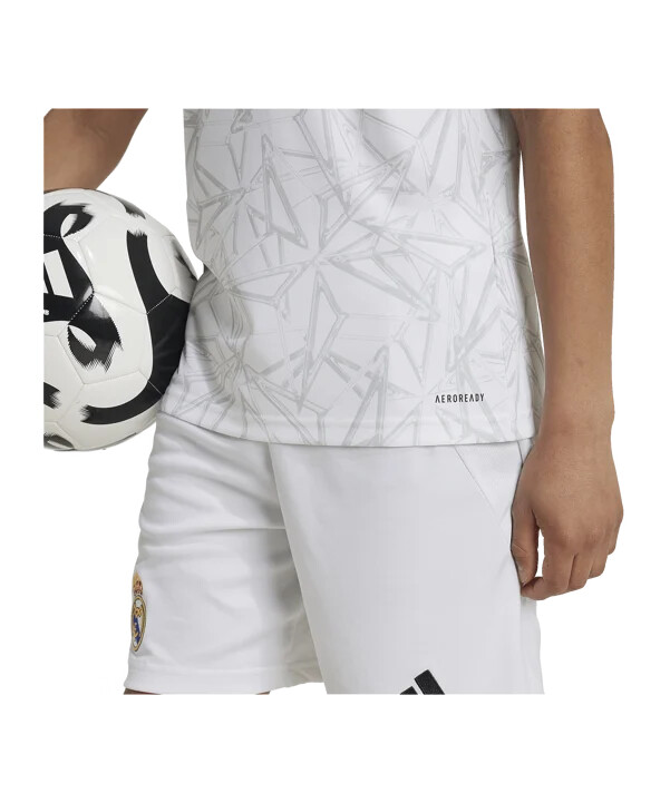 adidas real madrid majica za predpripremu 2024.2025. za djecu bijela