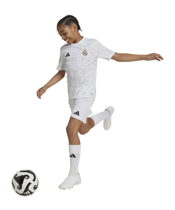 adidas real madrid majica za predpripremu 2024.2025. za djecu bijela
