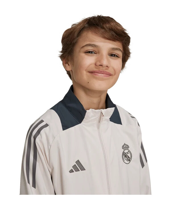 adidas real madrid predmatch jakna za djecu siva