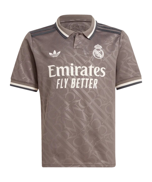 adidas originals real madrid 3. dres 20242025 dječji smeđi