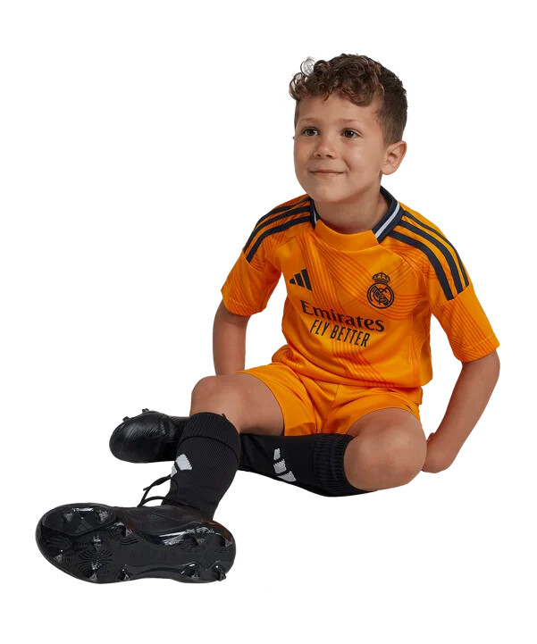 adidas real madrid minikres za goste 2024.2025. dječji narančasti