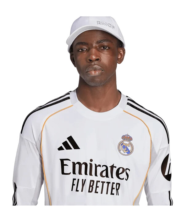 adidas real madrid domaći dres dugih rukava 20252026 bijeli