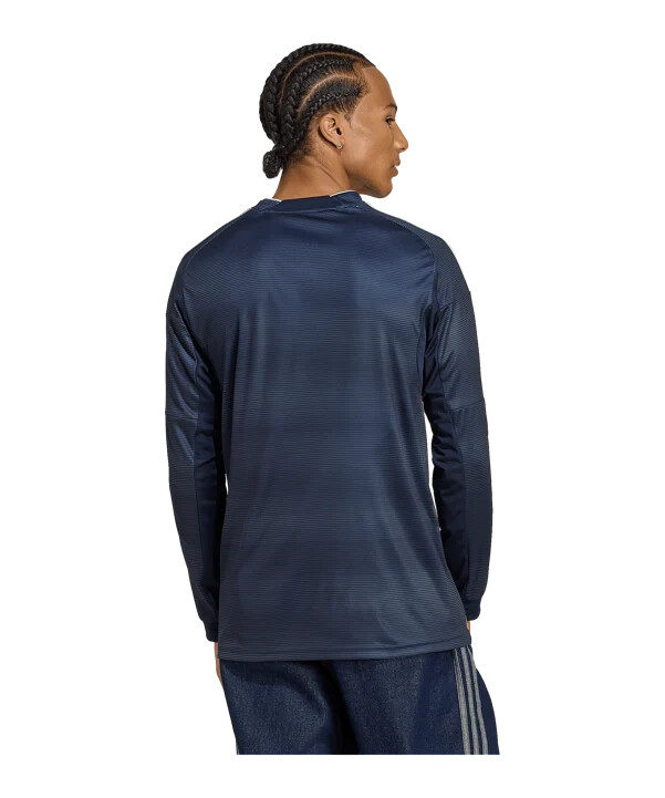 adidas real madrid gostujući dres dugih rukava 20252026 plavi