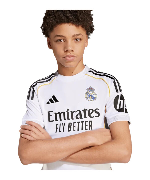 adidas real madrid domaći dres 20252026 dječji bijeli