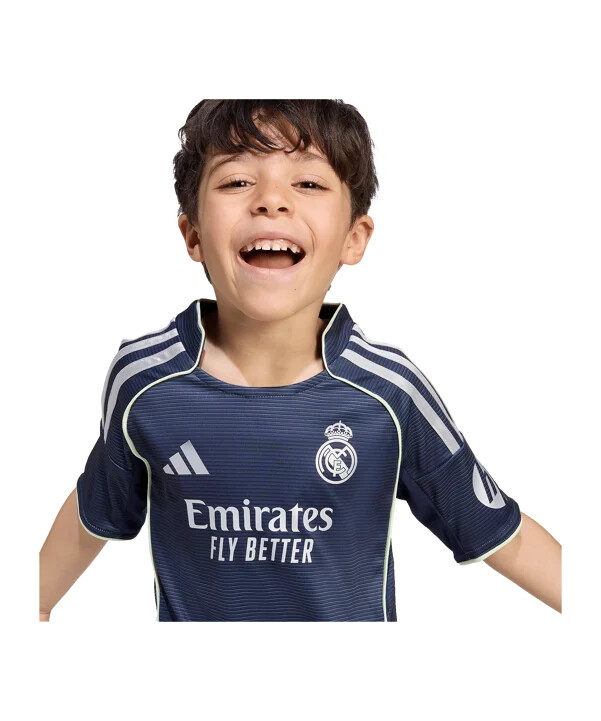 adidas real madrid mini dres za goste 20252026 dječji plavi