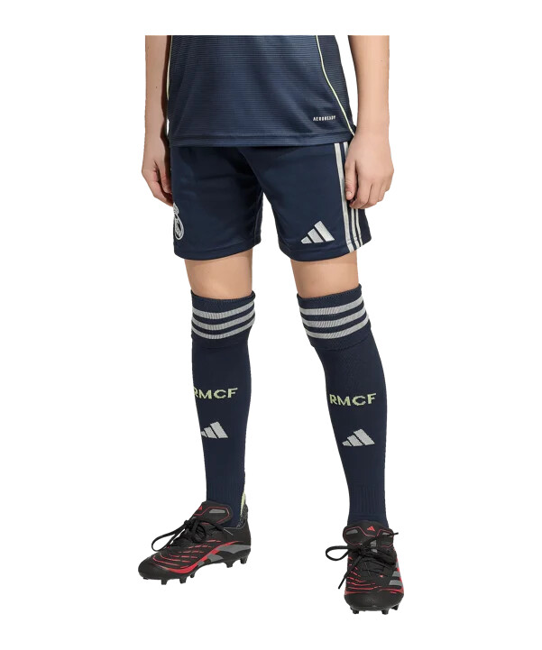 adidas real madrid kratke hlače za goste 20252026 dječje plave