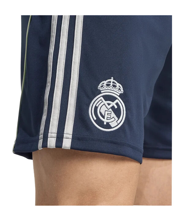 adidas real madrid kratke hlače za goste 20252026 plave