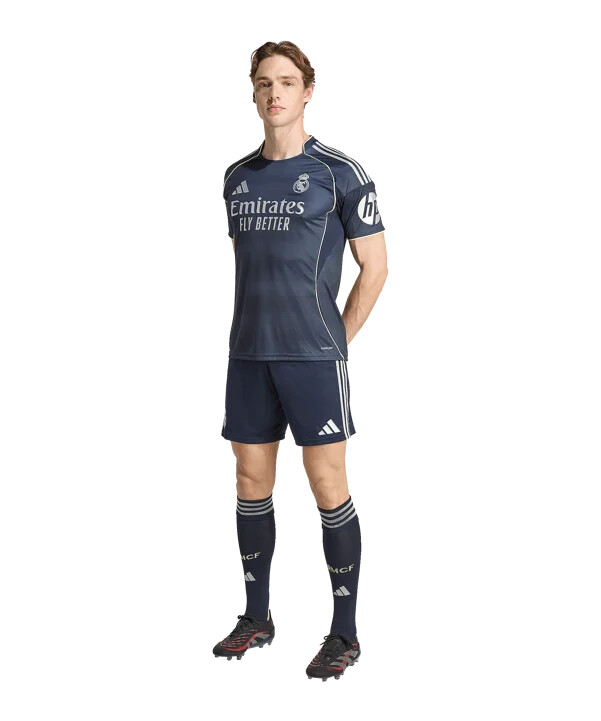 adidas real madrid kratke hlače za goste 20252026 plave