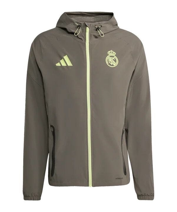 adidas real madrid vis tech putna jakna siva
