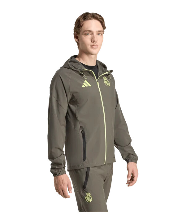 adidas real madrid vis tech putna jakna siva