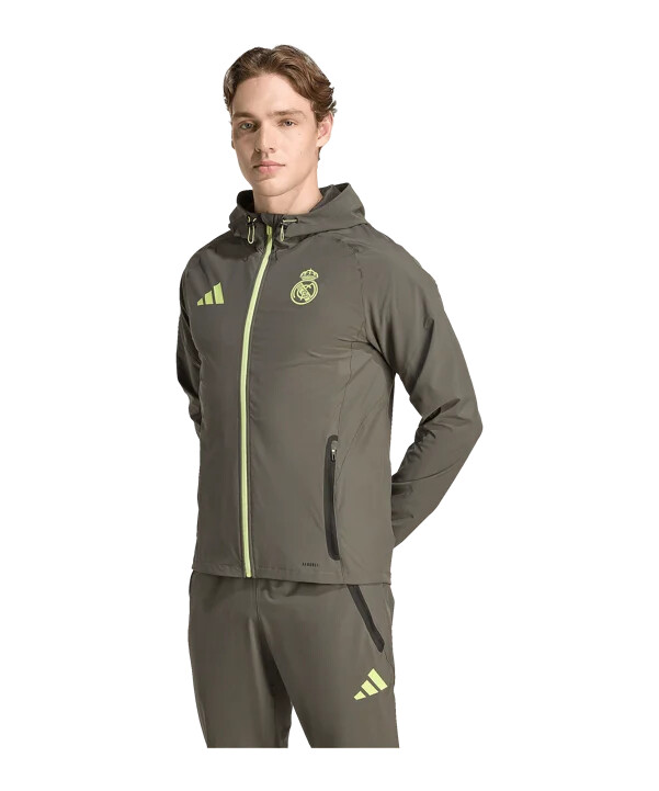 adidas real madrid vis tech putna jakna siva