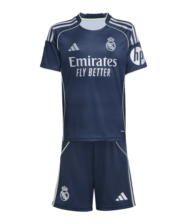 adidas real madrid mini dres za goste 20252026 dječji plavi