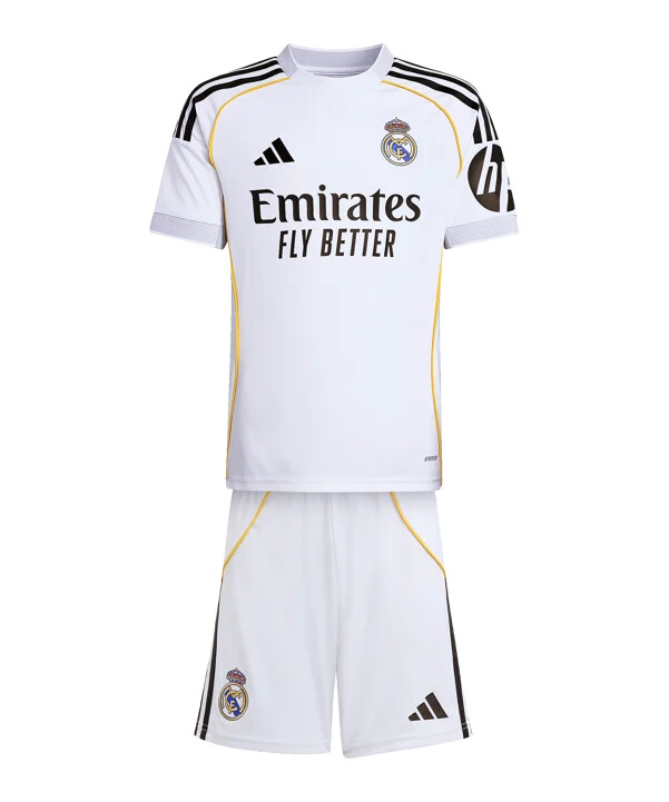 adidas real madrid mini dres za djecu 20252026 bijeli