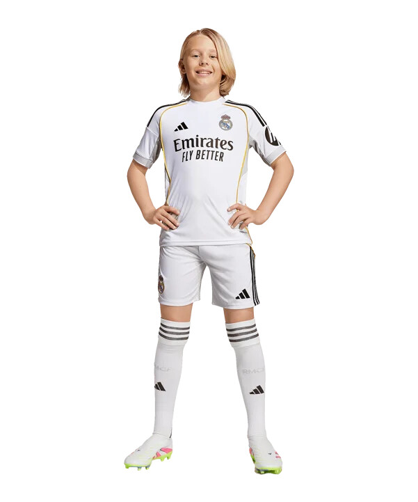 adidas real madrid mini dres za djecu 20252026 bijeli