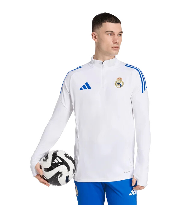 adidas real madrid tiro25 natjecateljska trenerska majica 2025.2026. bijela