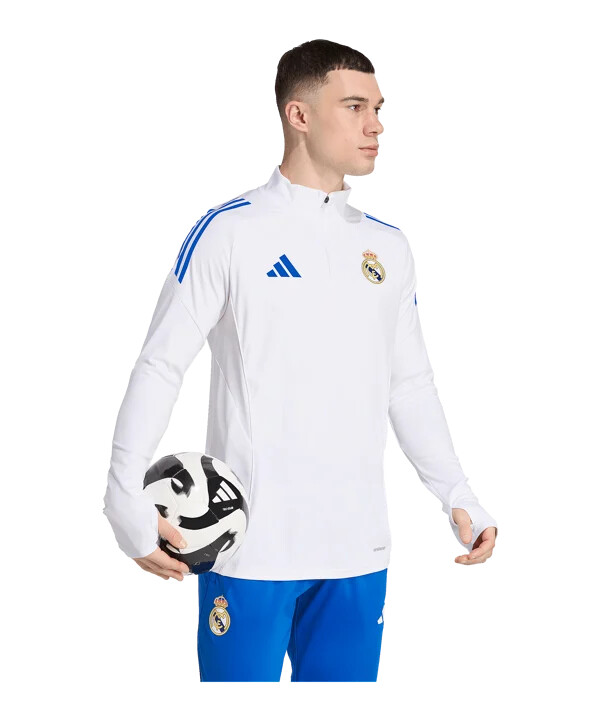 adidas real madrid tiro25 natjecateljska trenerska majica 2025.2026. bijela