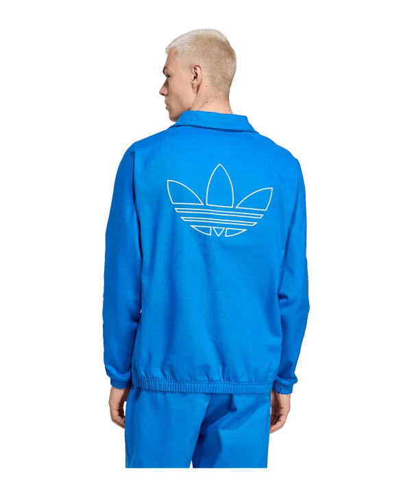 adidas real madrid icon drill majica s kapuljačom plava