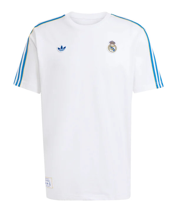 adidas real madrid icon majica kratkih rukava bijela